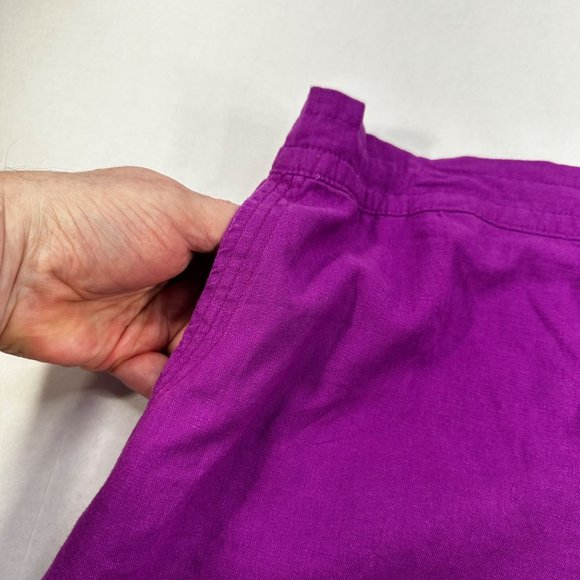 Terra And Sky Women's 0X Soft Trim Short Elastic Back Drawstring Front 2 Pocket - Picture 13 of 14